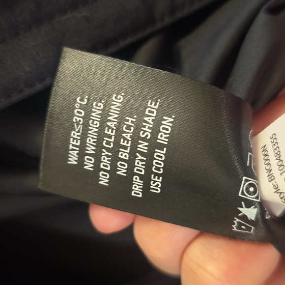 Basin + Range Wingate Down Parka Coat Jacket Faux Fur Hood Black Gray - Large L - Picture 11 of 12